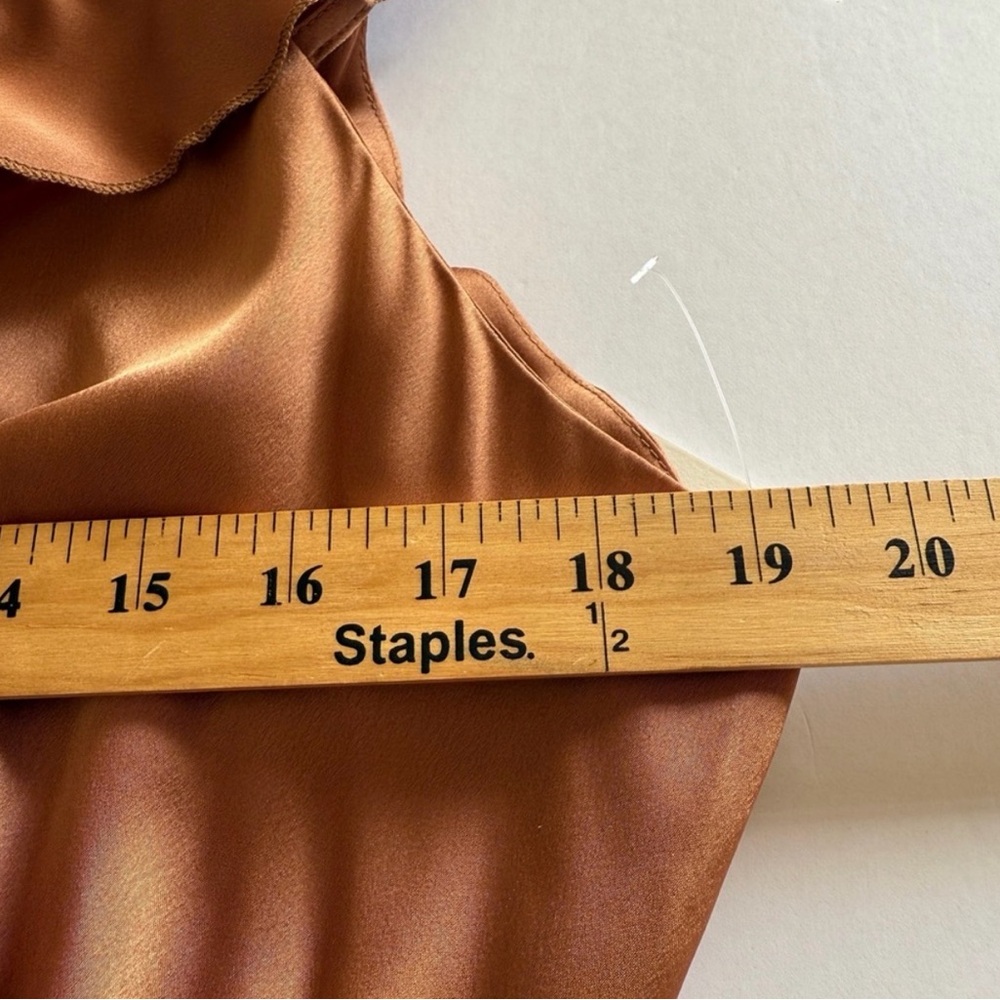 Show Me Your MuMu Copper Ruffle Midi Dress - Picture 9 of 12